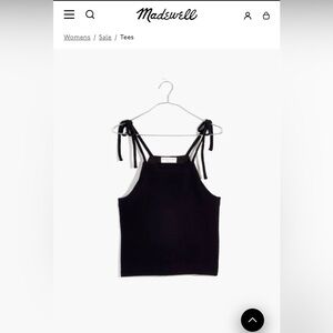 Madewell Tie-Shoulder Tank Top